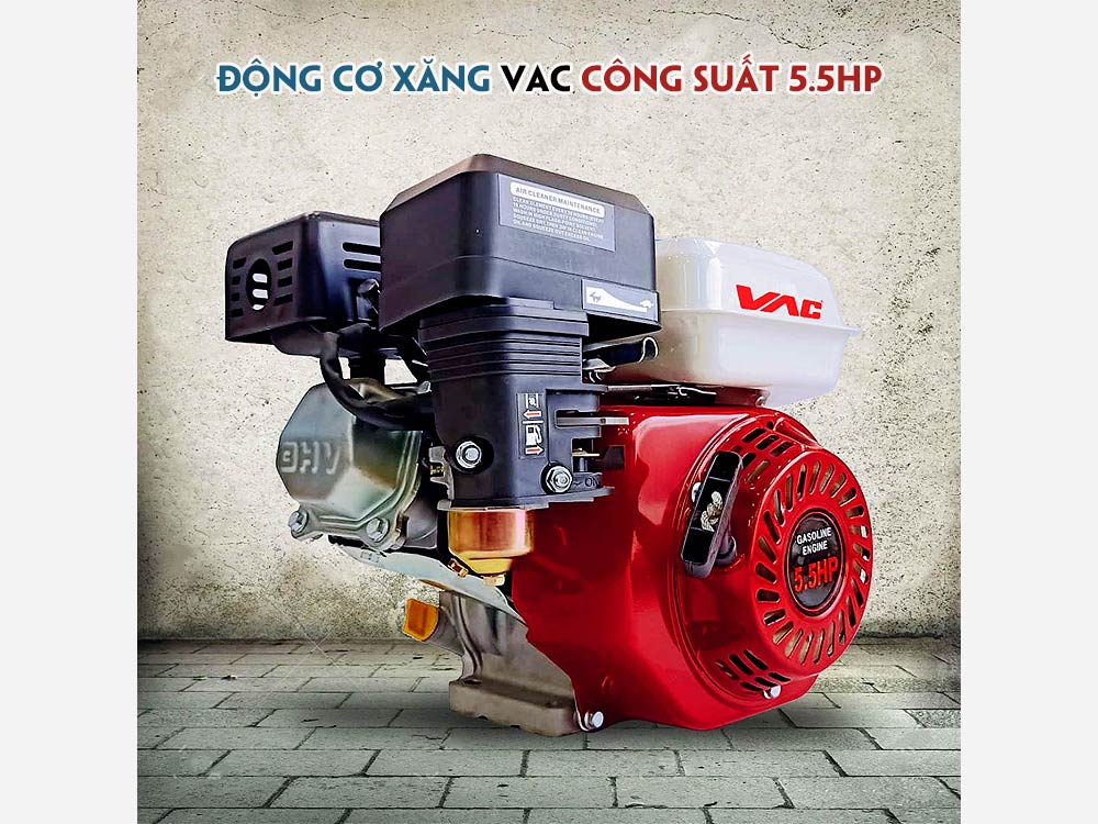 Sản phẩm Động Cơ Xăng 5.5HP VAC được sản xuất bởi thương hiệu Dụng Cụ Cầm Tay Việt Á Power Tools