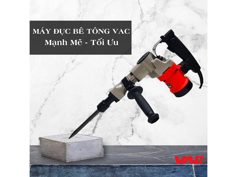 Đặt hàng Máy Đục Bê Tông VAC 17mm - VA4204 chính hãng tại Việt Á Power Tools