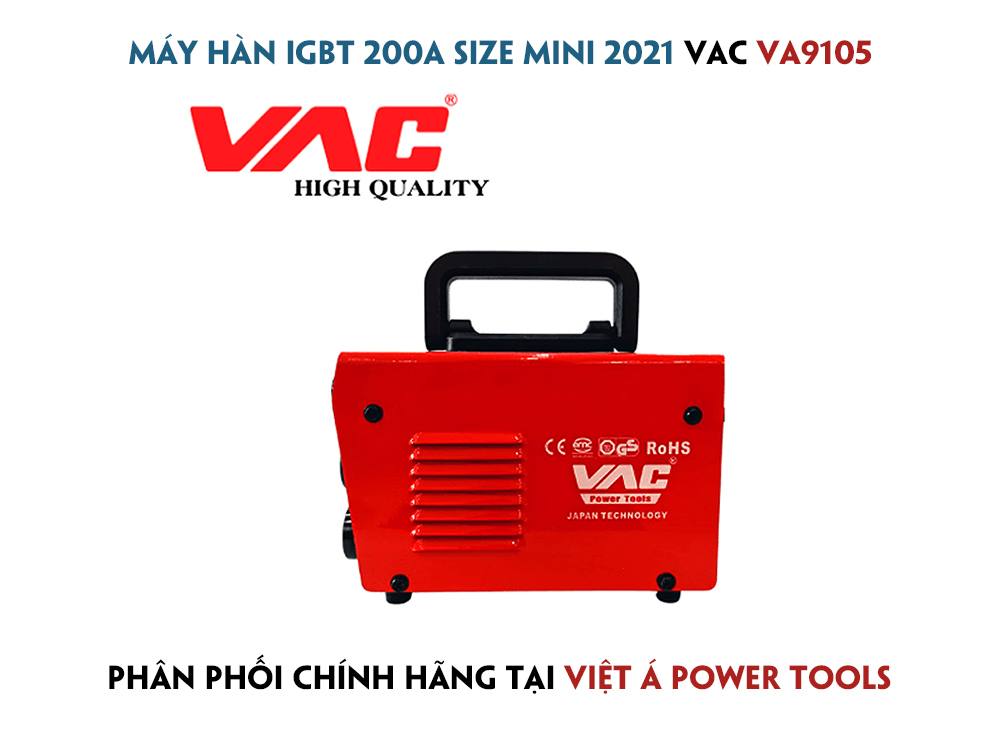 Đặt hàng Máy Hàn IGBT 200A Size Mini 2021 VA9105 chính hãng tại Việt Á Power Tools