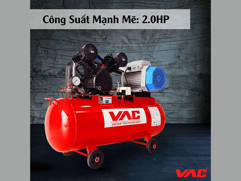 Đặt hàng Máy Nén Khí Có Dầu 2 Đầu Bơm Tua Chậm VA11110 chính hãng tại Việt Á Power Tools