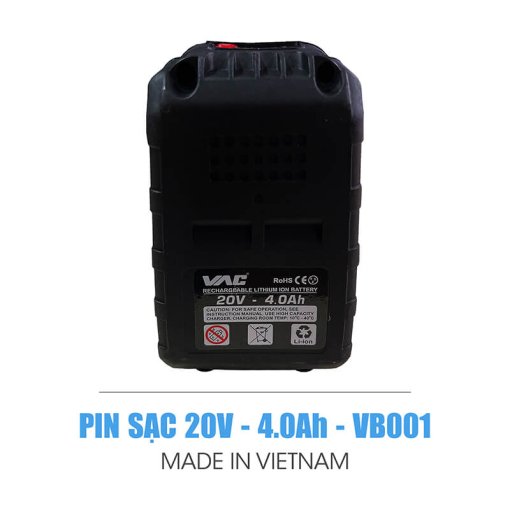 PIN SẠC 20V - 4.0AH VB001