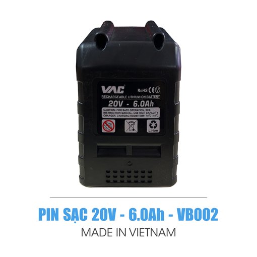 PIN sạc 20V - 6.0ah VB002