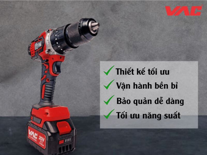 Mua máy khoan pin chất lượng, đáp ứng tốt nhu cầu sử dụng tại Việt Á Power Tools