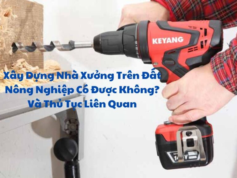 Xây Dựng Nhà Xưởng Trên Đất Nông Nghiệp Có Được Không Và Thủ Tục Liên Quan